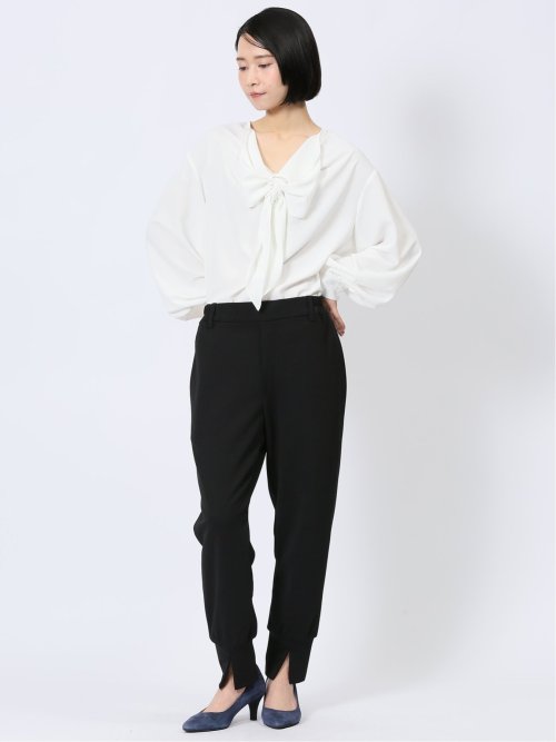 リボン プルオーバーチュニック