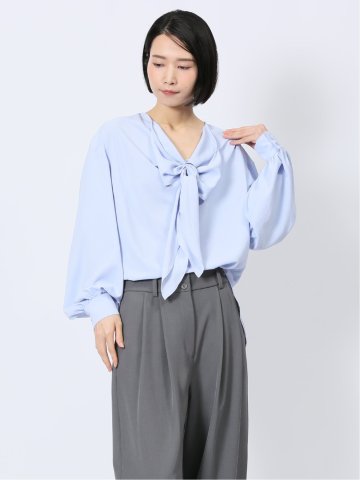 リボン プルオーバーチュニック