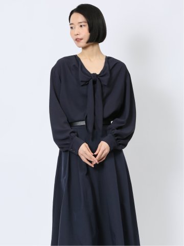 リボン プルオーバーチュニック