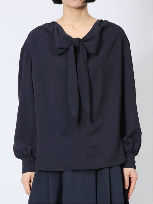 リボン プルオーバーチュニック