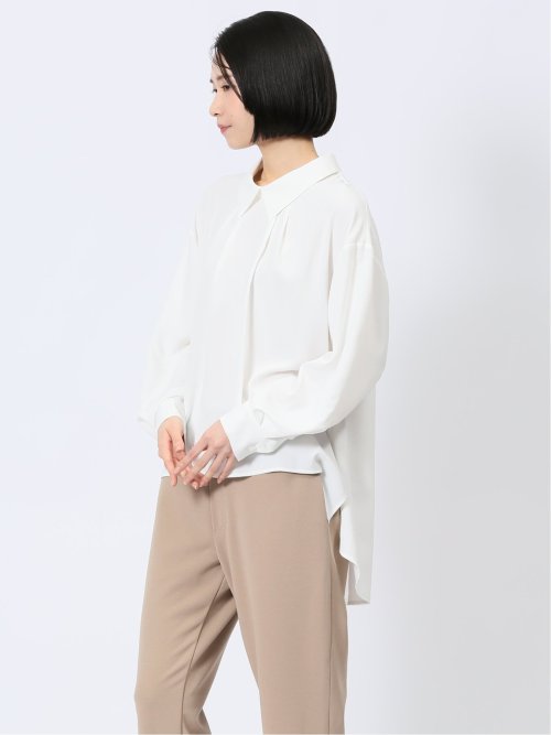 レギュラーカラー プルオーバーチュニック