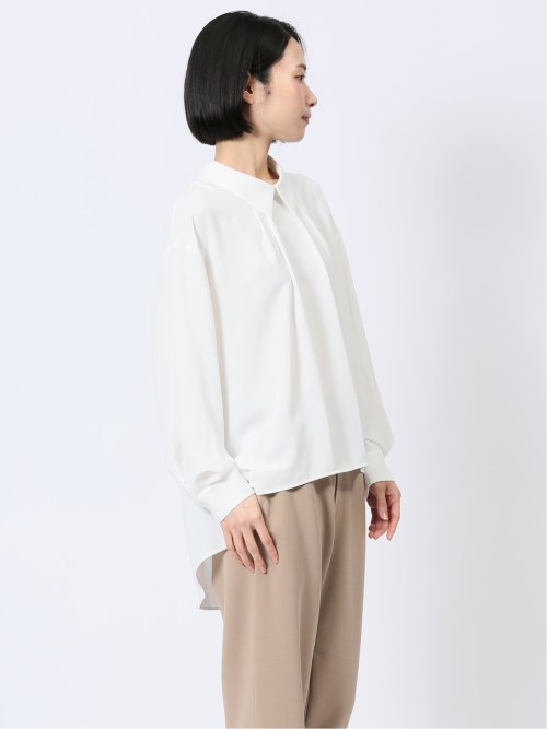 レギュラーカラー プルオーバーチュニック