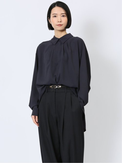 レギュラーカラー プルオーバーチュニック