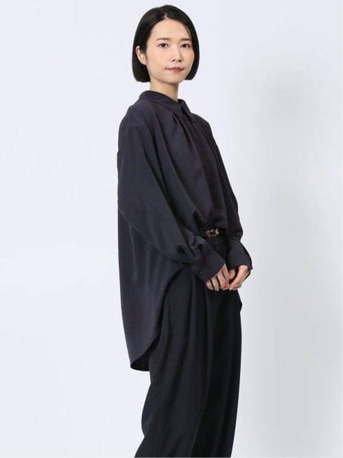 レギュラーカラー プルオーバーチュニック