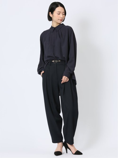 レギュラーカラー プルオーバーチュニック