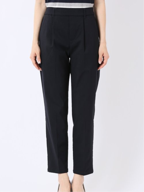 スラリッチ ワンタック テーパードパンツ