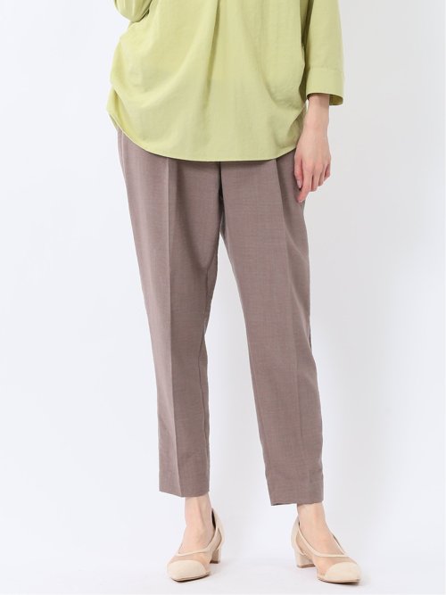 エトレトウキョウ ETRE' TOKYO リネンテーパードパンツ （BEIGE