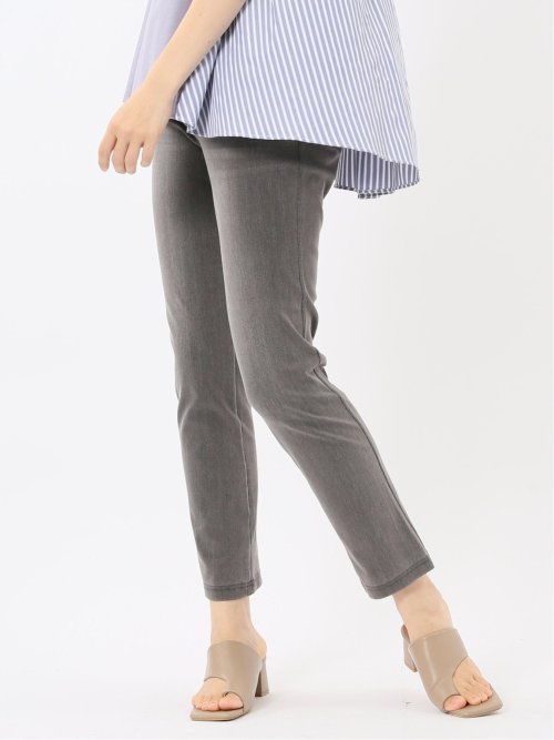 ストレッチ ニットツイル レギンスパンツ