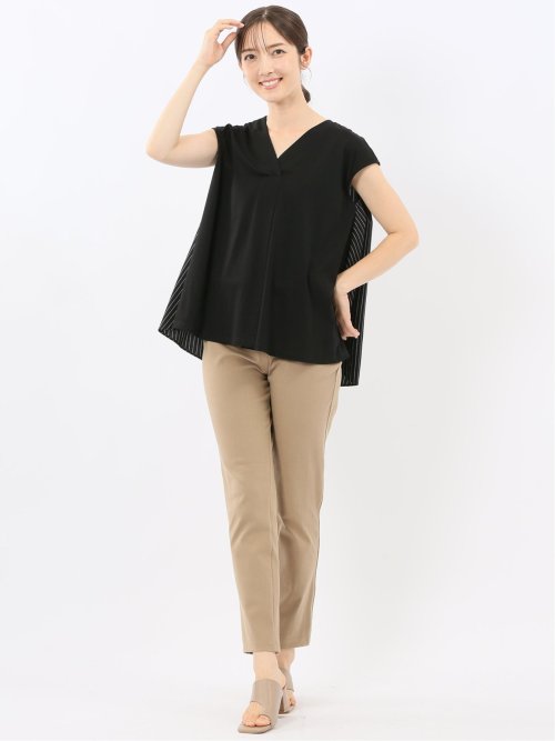 ストレッチ ニットツイル レギンスパンツ