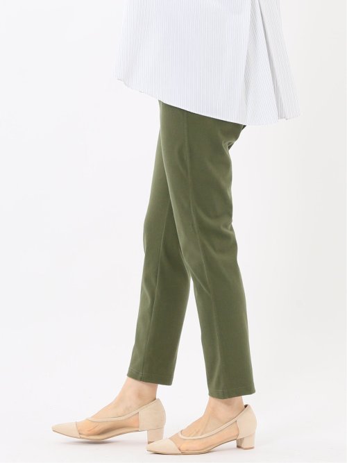 ストレッチ ニットツイル レギンスパンツ