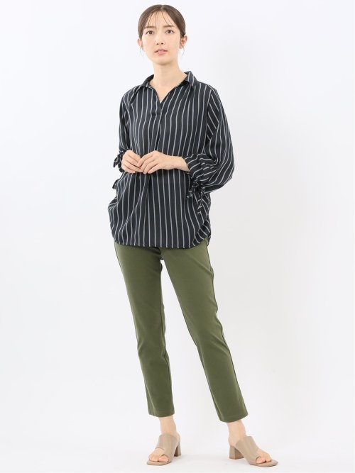 ストレッチ ニットツイル レギンスパンツ