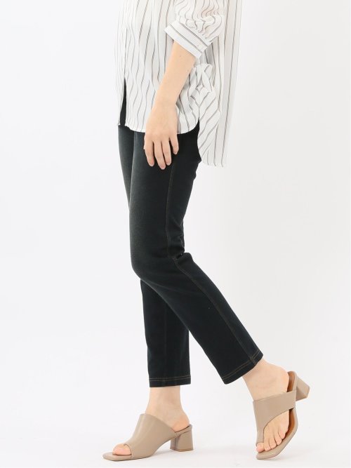 ストレッチ ニットツイル レギンスパンツ