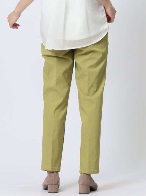 ストレッチ タック アンクルパンツ