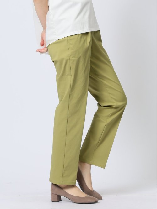 ストレッチ タック アンクルパンツ