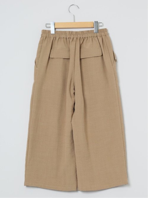 ボタン付き ワイドマリンパンツ