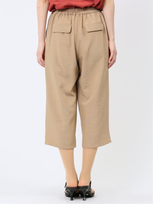 ボタン付き ワイドマリンパンツ