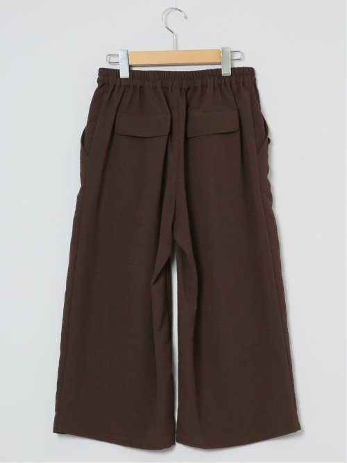 ボタン付き ワイドマリンパンツ