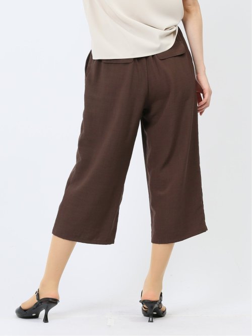 ボタン付き ワイドマリンパンツ