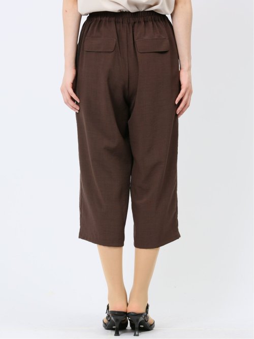 ボタン付き ワイドマリンパンツ