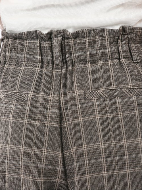 ストレッチ 両面起毛 ツータック ワイドパンツ