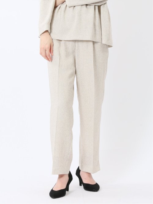 ツイード ストレートパンツ(セットアップ可能)