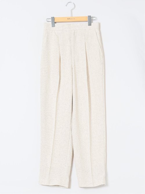 ツイード ストレートパンツ(セットアップ可能)