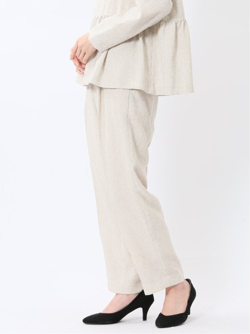 ツイード ストレートパンツ(セットアップ可能)