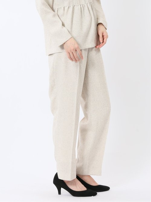 ツイード ストレートパンツ(セットアップ可能)