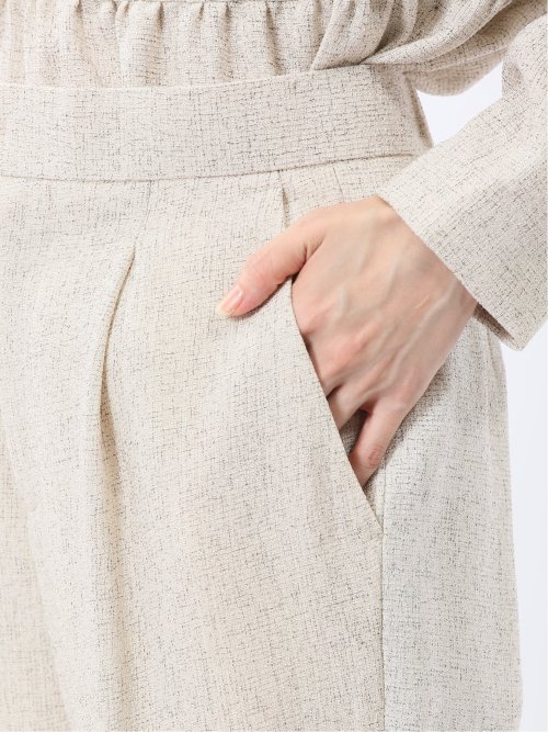 ツイード ストレートパンツ(セットアップ可能)