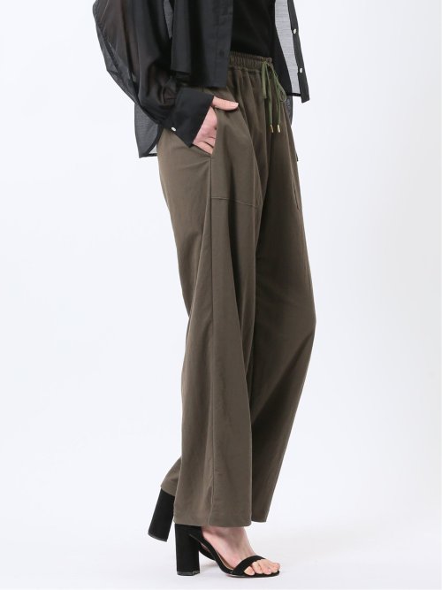 イノウェーブ/INNOWAVE 接触冷感 ストレッチ ワイドパンツ