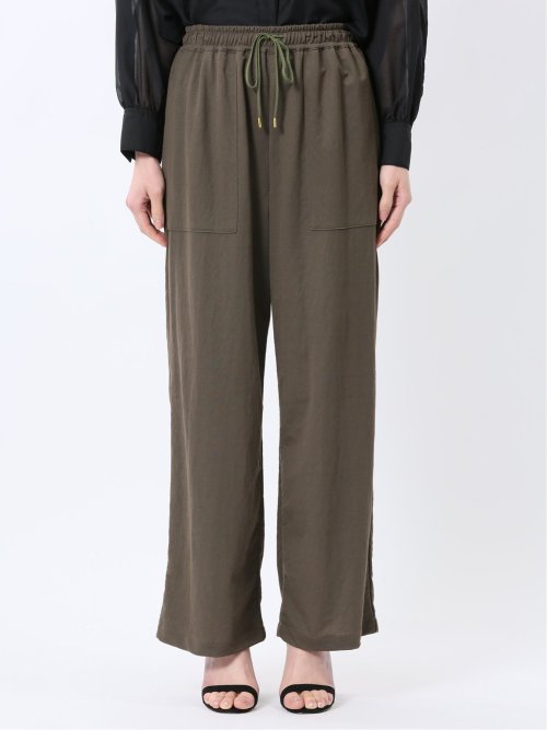 イノウェーブ/INNOWAVE 接触冷感 ストレッチ ワイドパンツ