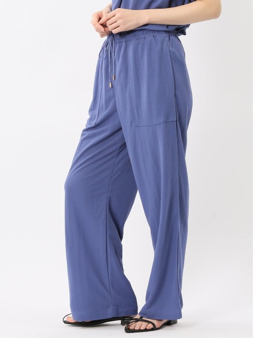 イノウェーブ/INNOWAVE 接触冷感 ストレッチ ワイドパンツ