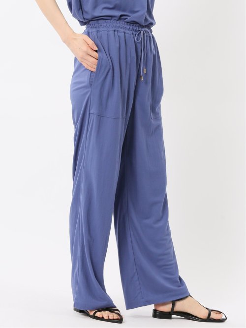 イノウェーブ/INNOWAVE 接触冷感 ストレッチ ワイドパンツ