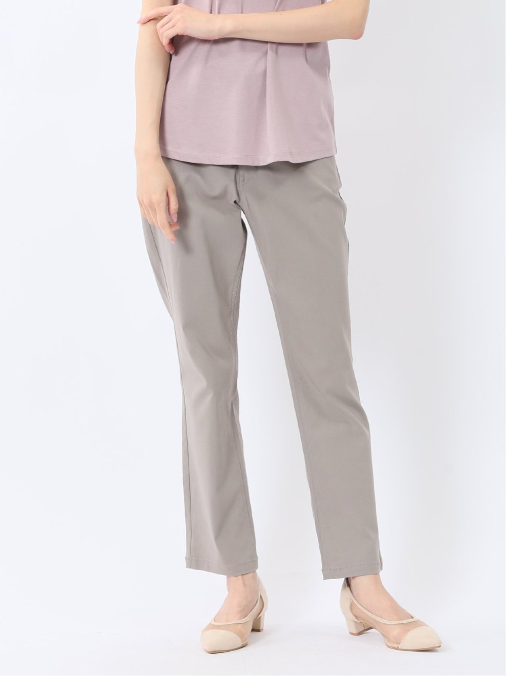 美シャイン ストレッチ ストレートパンツ
