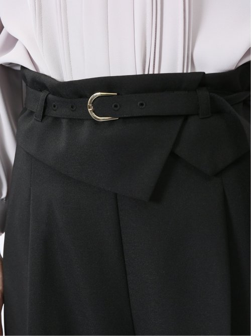 ウエストデザイン ワイドパンツ