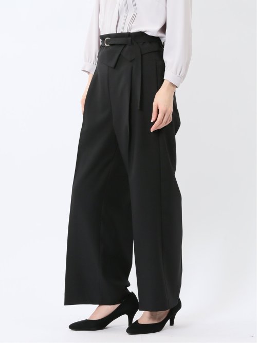 ウエストデザイン ワイドパンツ