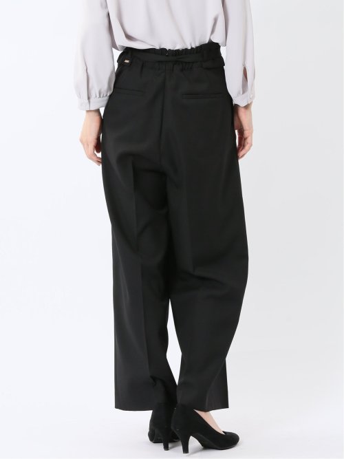 ウエストデザイン ワイドパンツ