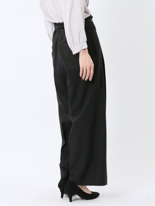 ウエストデザイン ワイドパンツ