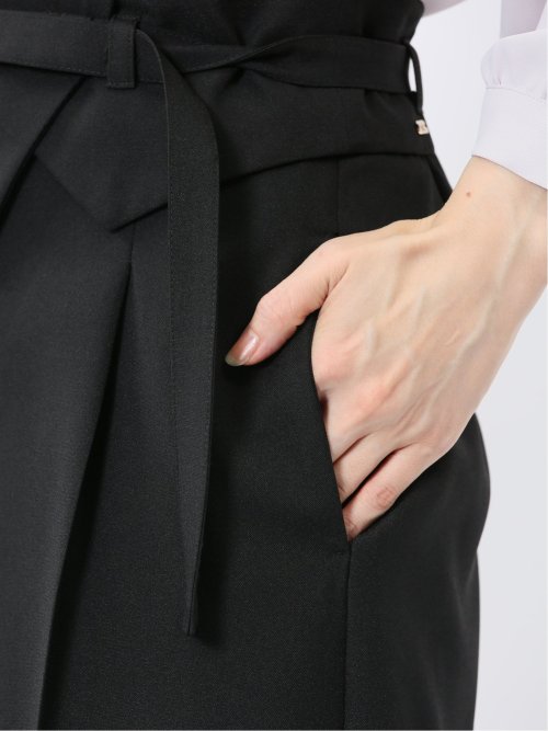 ウエストデザイン ワイドパンツ