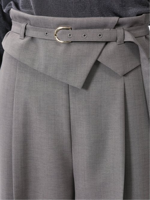 ウエストデザイン ワイドパンツ