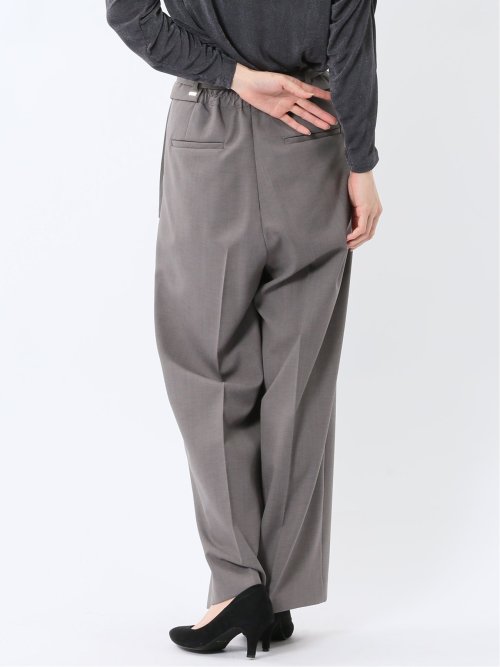 ウエストデザイン ワイドパンツ