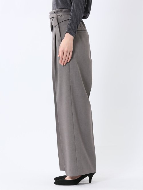 ウエストデザイン ワイドパンツ