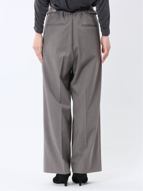 ウエストデザイン ワイドパンツ