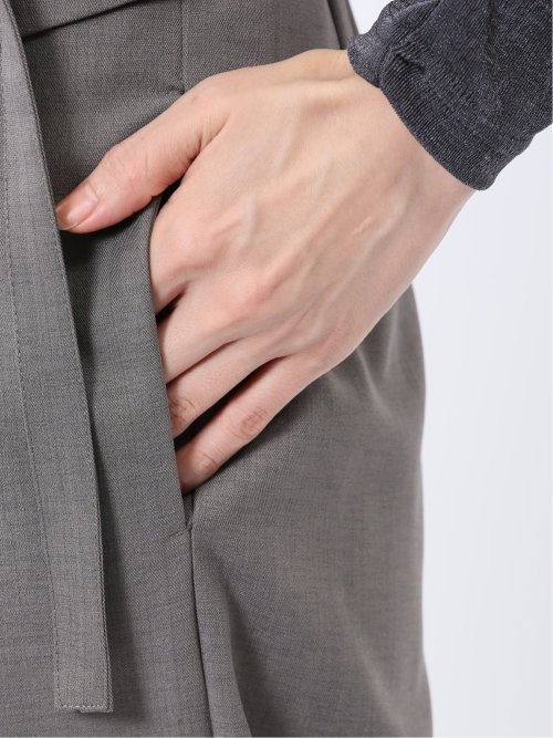 ウエストデザイン ワイドパンツ