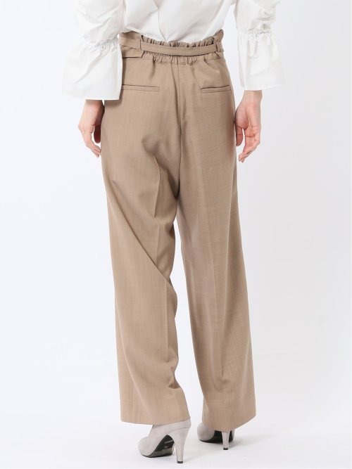 ウエストデザイン ワイドパンツ