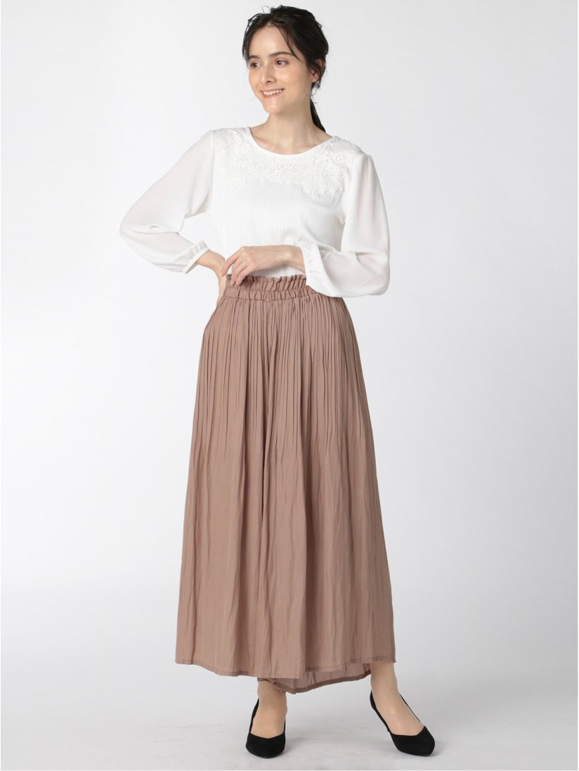 vintage プリーツスカート （Ameri（アメリ）の「HOLLY VINTAGE PLEATS 