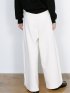 Belted High-Waist Tuck Pocket Pants / 2タック ハイウエスト タックポケット ベルト付きパンツ