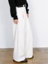 Belted High-Waist Tuck Pocket Pants / 2タック ハイウエスト タックポケット ベルト付きパンツ