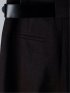 Belted High-Waist Tuck Pocket Pants / 2タック ハイウエスト タックポケット ベルト付きパンツ