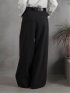 Belted High-Waist Tuck Pocket Pants / 2タック ハイウエスト タックポケット ベルト付きパンツ
